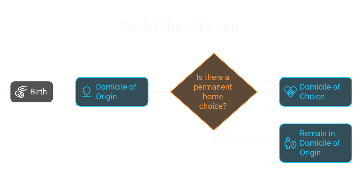 Domicile of Origin vs Domicile of Choice